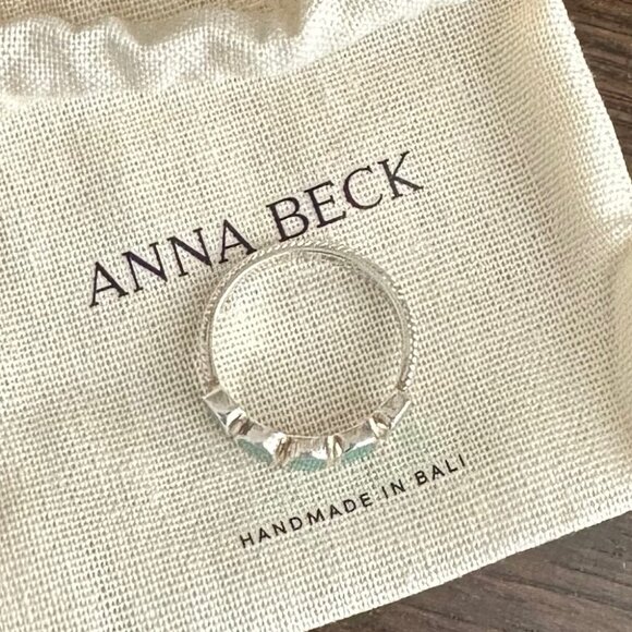 Anna Beck Turquoise Multi-Cushion Ring Silver - Picture 4 of 10